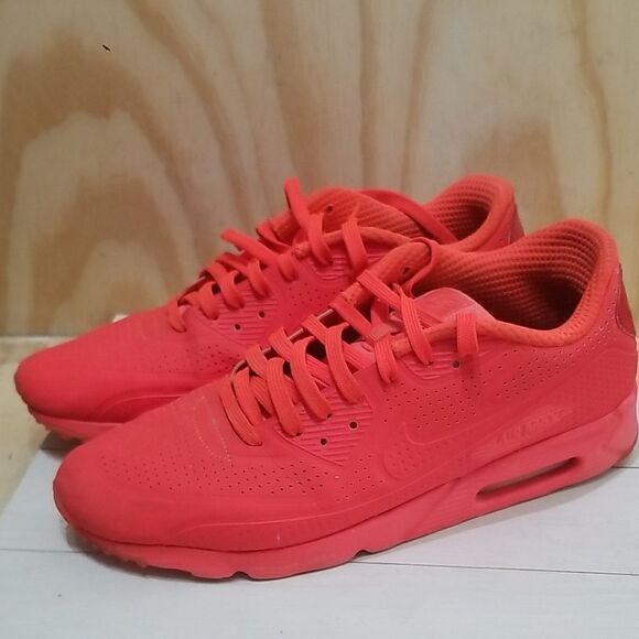 Nike Air Max 90 Ultra Moire Mens Size 12 Crimson Infrared Rare 2015 - Picture 1 of 7